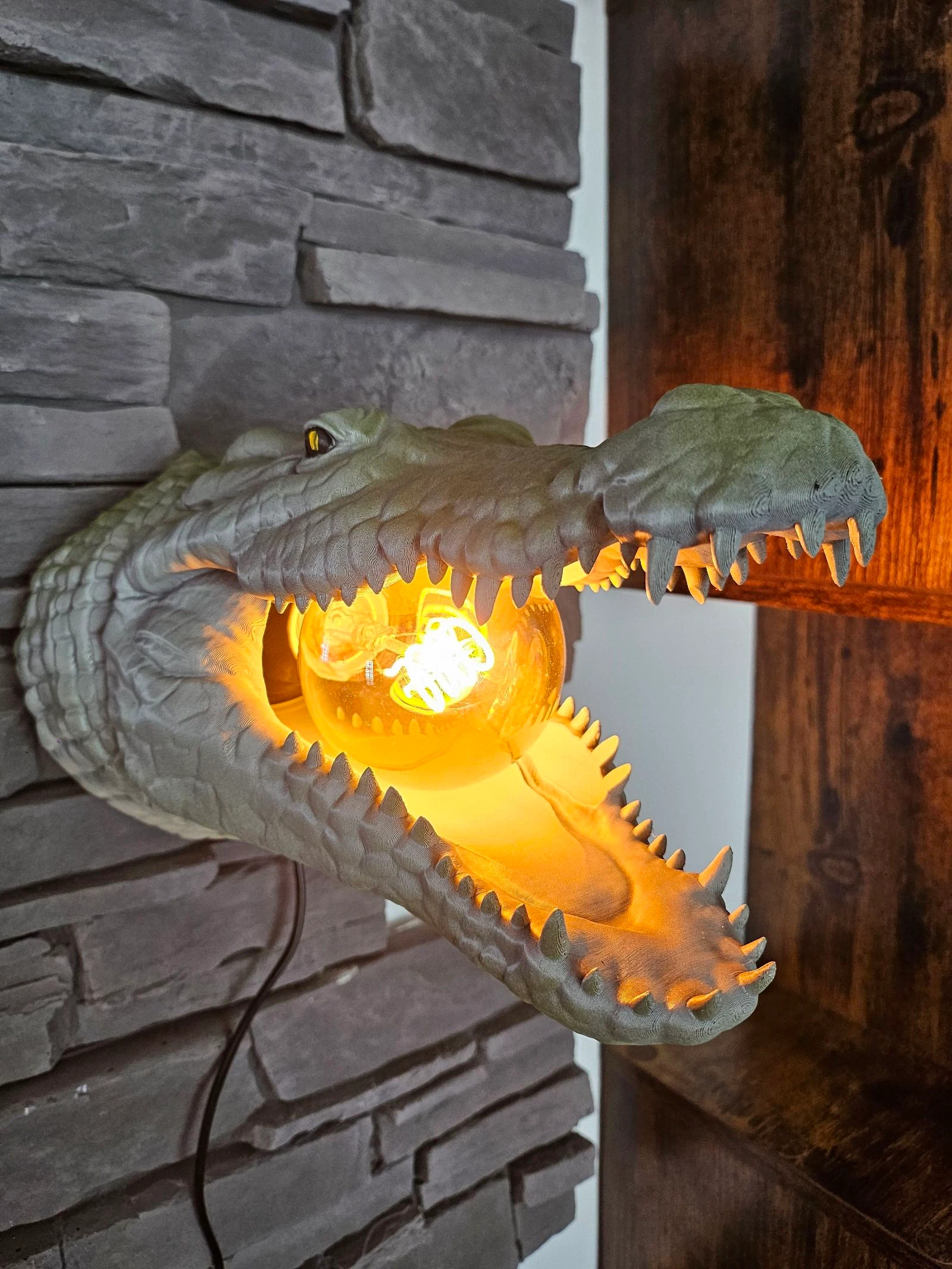 Lampe crocodile – photo 7